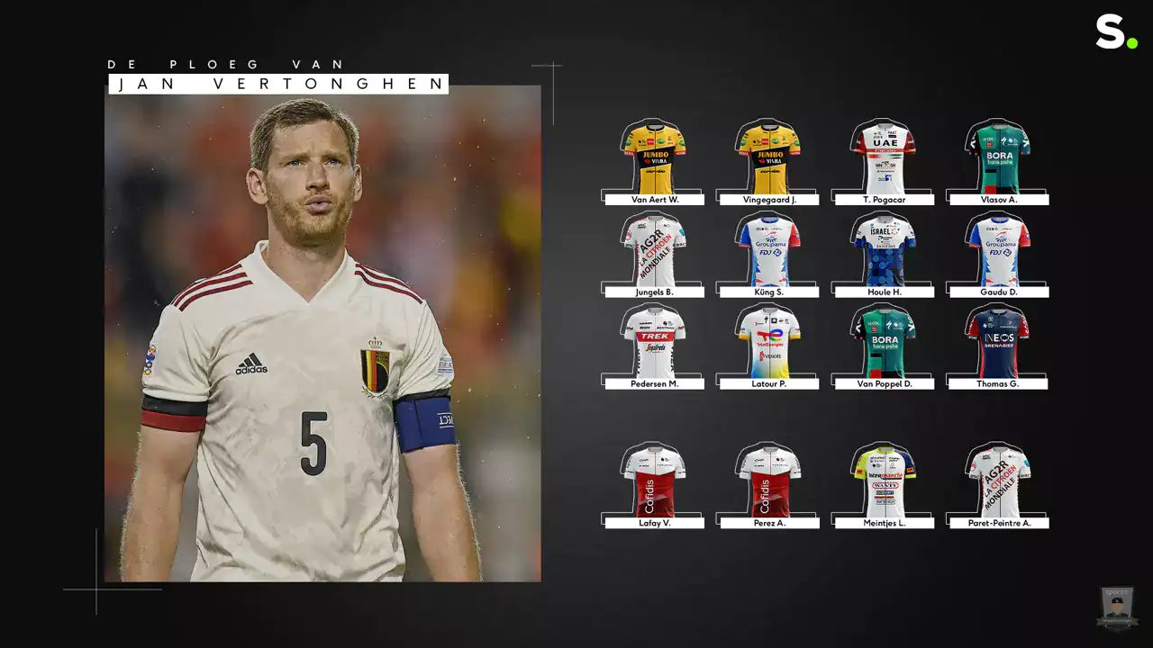 Sporza Tourmanager - Team of record-holding national team player Jan Vertonghen