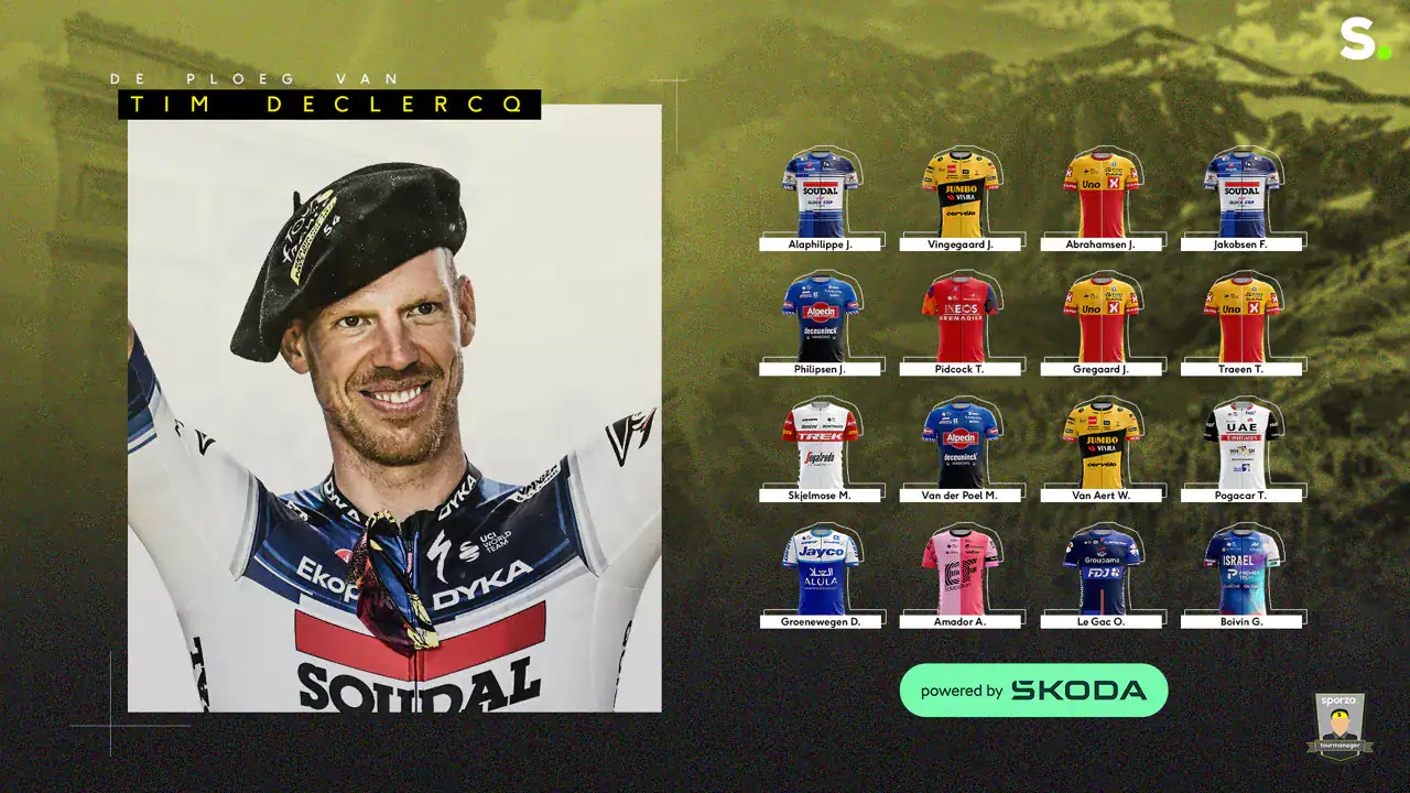 Sporza Tourmanager - Team of pro cyclist Tim Declercq