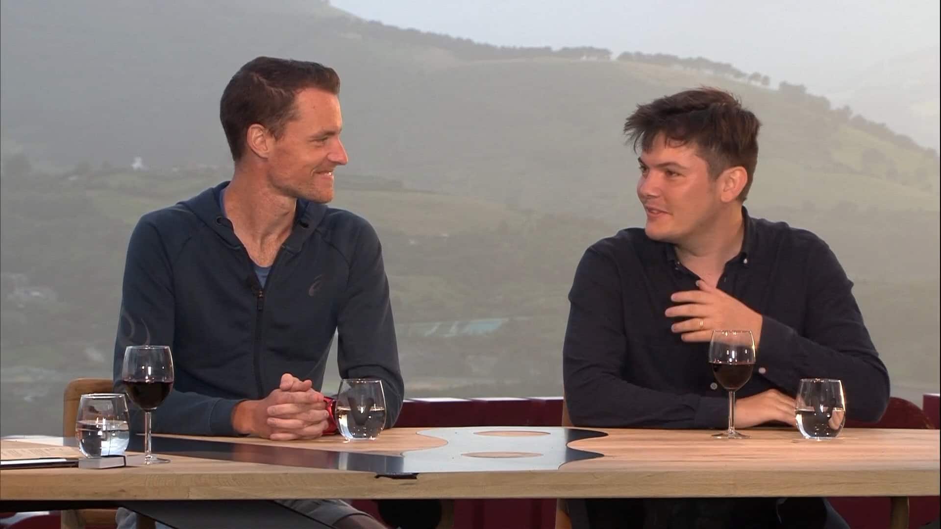 Leroy, winner of the Sporza Wielermanager, talking about his love of cycling in Vive le Vélo.