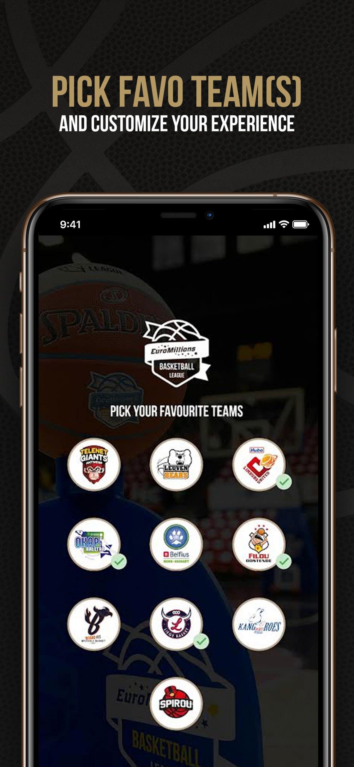 PBL App Pick Favo Teams