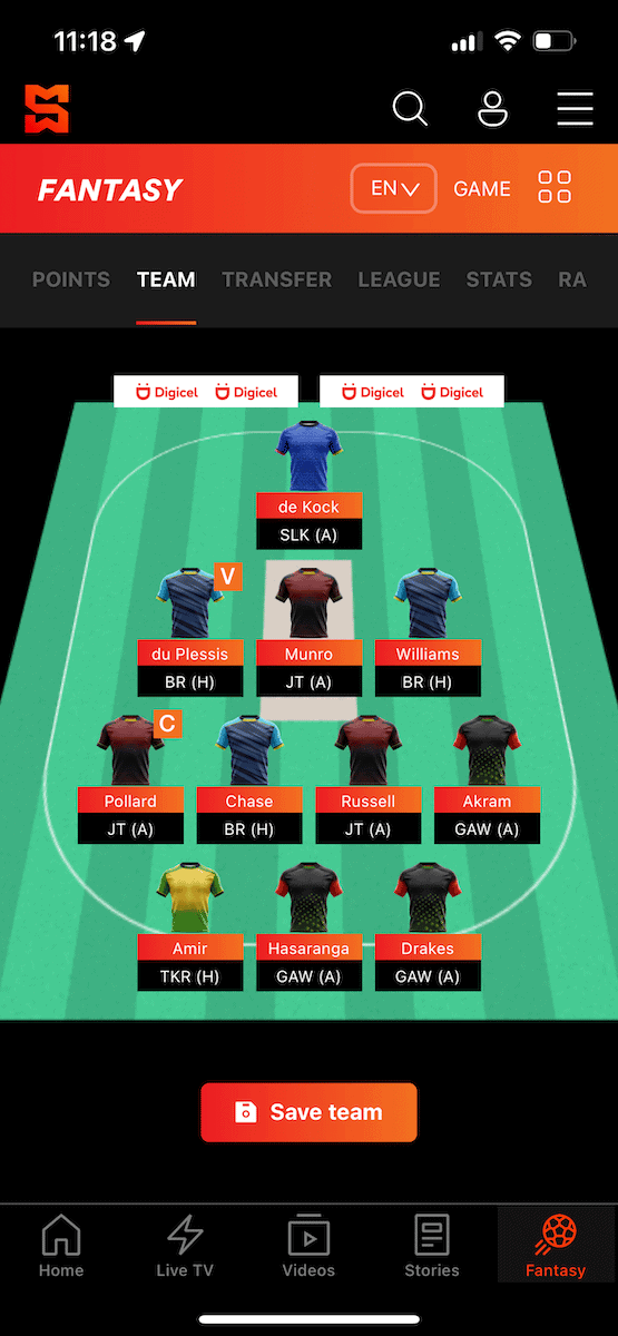 SportsMax Fantasy - CPL