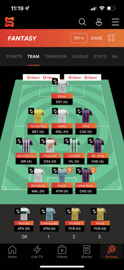 SportsMax Fantasy - La Liga